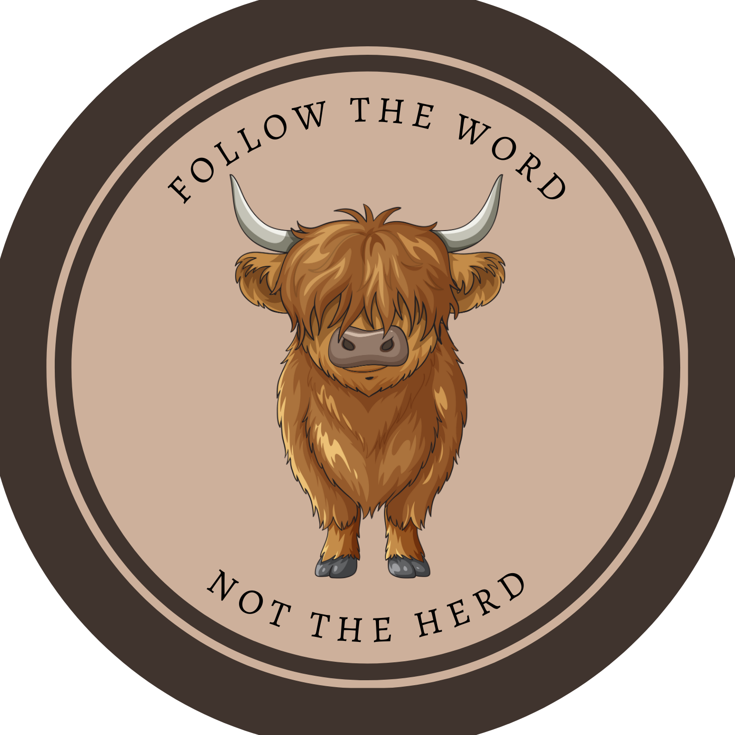 Follow the Word Not the Herd Sticker