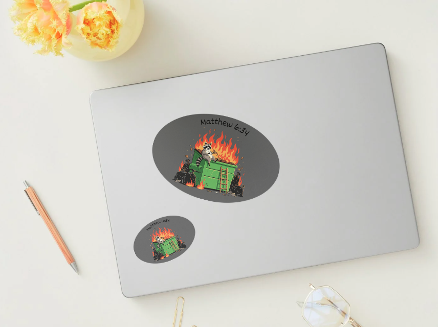 Matthew 6:34 Sticker